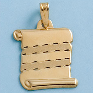 PLACA PERGAMINO ORO 18KL DE 18X25MM